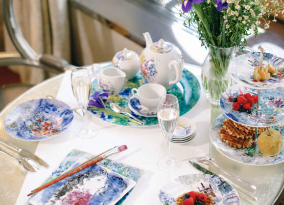 Букет цветов Марка Шагала от Bernardaud Serving-by-Julia-Kaptelova-Photography-11