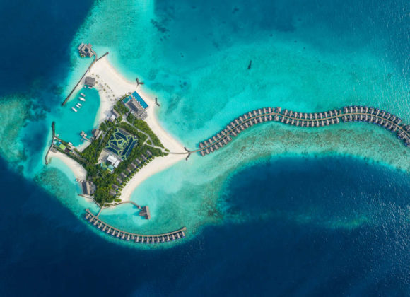 Любовное настроение на курорте Grand Park Kodhipparu Aerial-Kodhipparu-Island