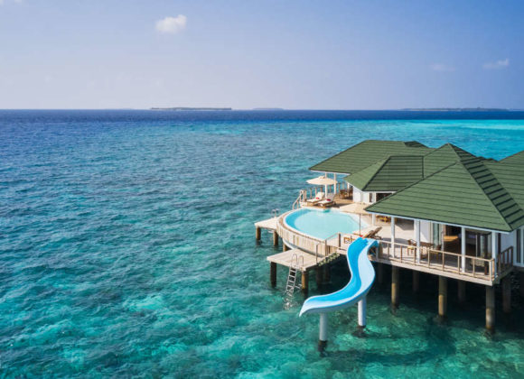 Подводный мир отеля Siyam World Grand Water Pavilion + Slide Aerial (4)