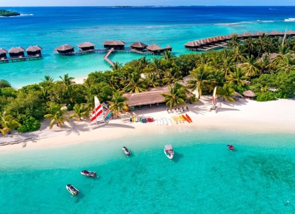 Sheraton Maldives Full Moon Resort & Spa-aerial-view