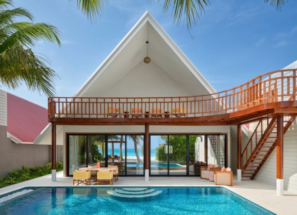 Villa Park - Two Bedroom Beach Pool Residence - Exterior - Front View - Medium